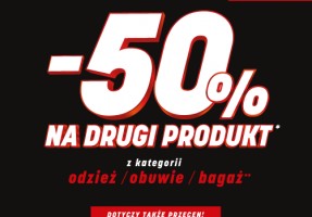 Promocja -50% na drugi produkt Martes Sport